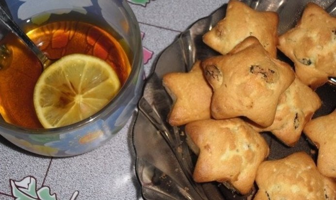 Морковные кексы с изюмом