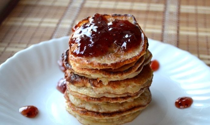 Блины из овсяных хлопьев