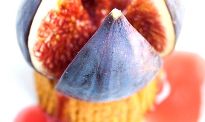 Тыквенные кексы с инжиром