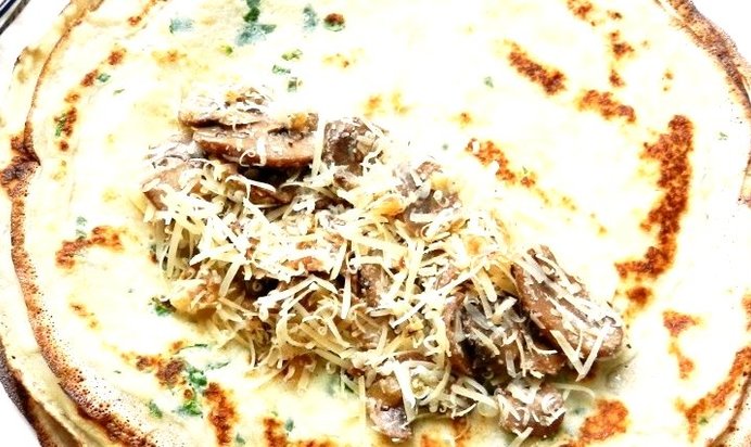 Грибная начинка для блинов