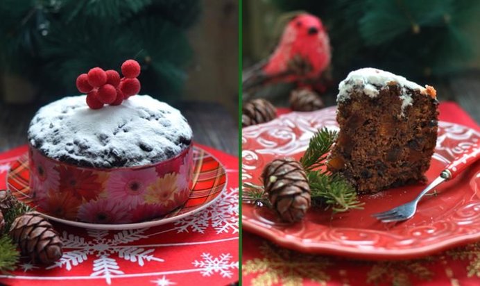 Рождественский английский кекс