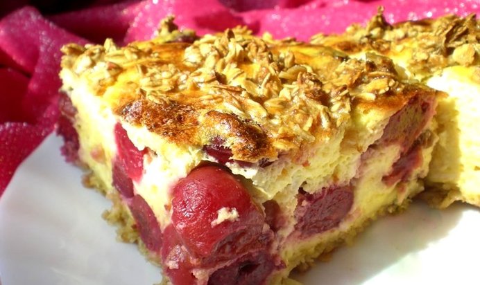 Творожно-овсяная запеканка