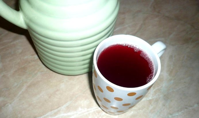 Вишнево-яблочный компот из заготовок