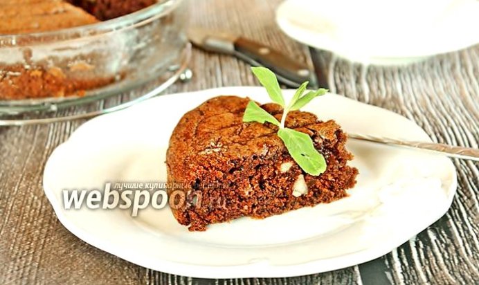 Кекс с бананом и какао