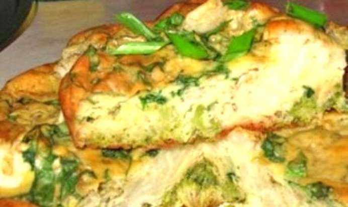 Запеканка с брокколи и цветной капустой