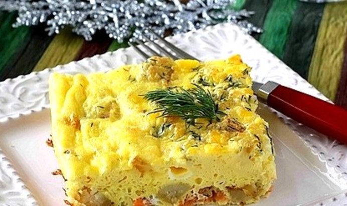 Рыбная запеканка с картофелем