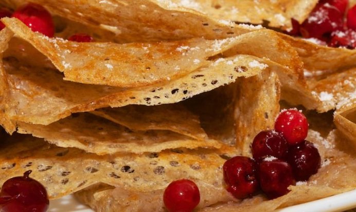 Постные гречневые блины