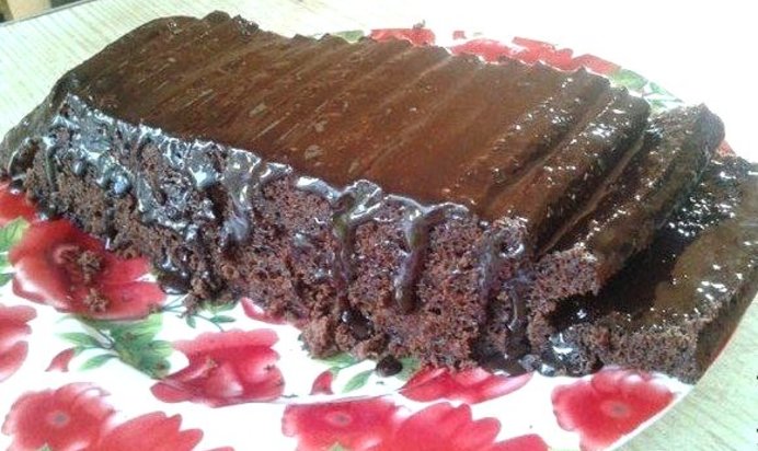 Сметанный кекс в микроволновке