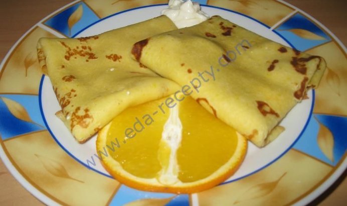 Апельсиновые блины