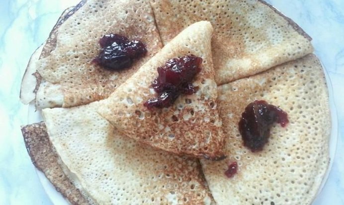 Ажурные блинчики на кефире