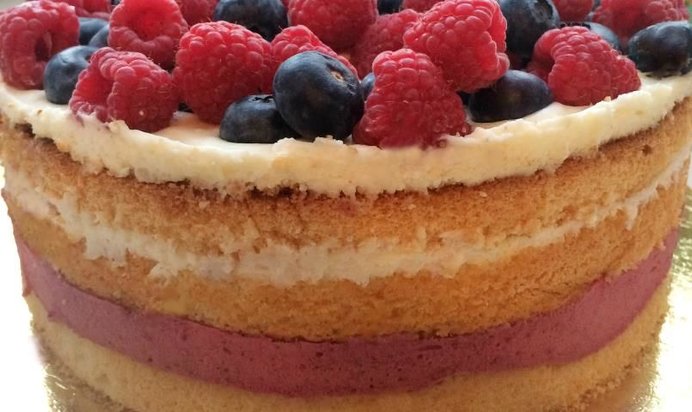 Экзотический торт с ананасом