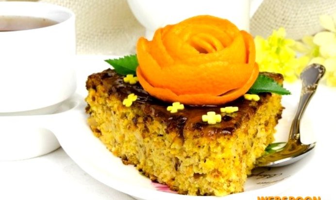 Пасхальный апельсиновый торт