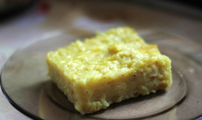 Рисовая запеканка с цветной капустой и сыром