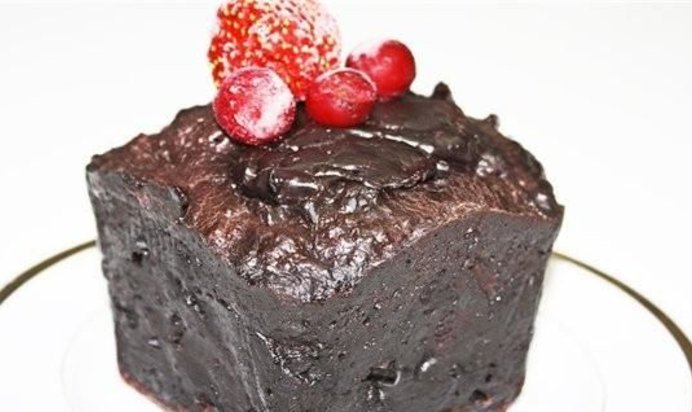 Шоколадный кекс за 10 минут в микроволновке