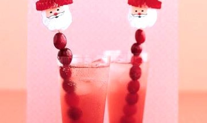 Клюквенный коктейль с ванилью