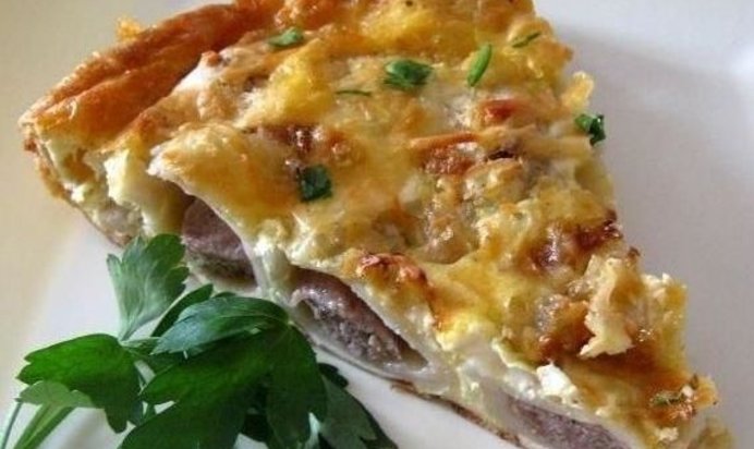 Запеканка из пельменей Ленивая жена