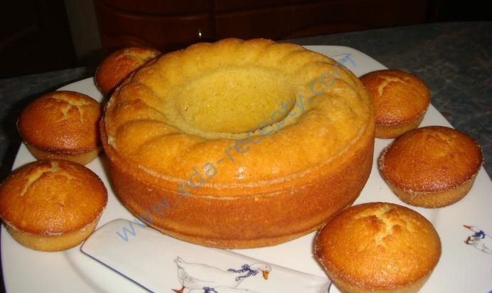 Мандариново-лимонный кекс