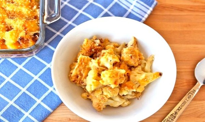 Запеканка из цветной капусты с сыром