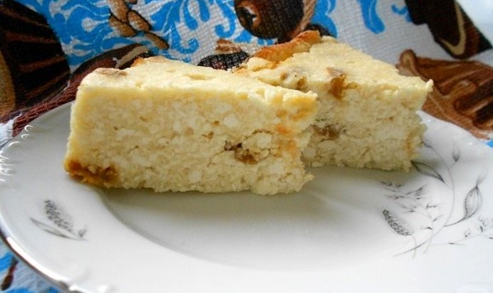 Творожная запеканка в духовке