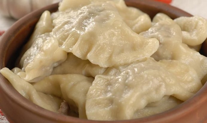 Пельмени из утки с грибами