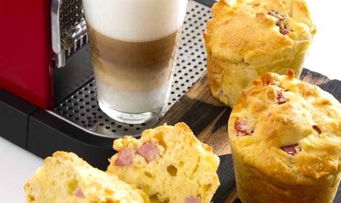 Маффины с ветчиной и сыром