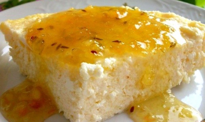 Запеканка из творога в микроволновке