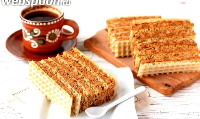 Вафельный торт