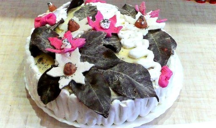 Торт Домашний со сметанным кремом