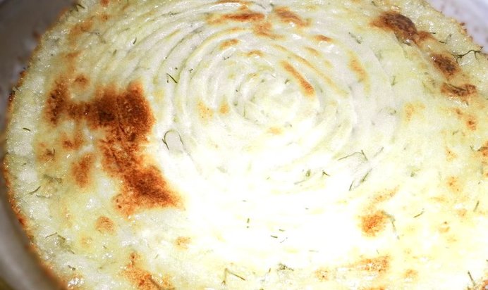 Запеканка из картофельного пюре в мультиварке