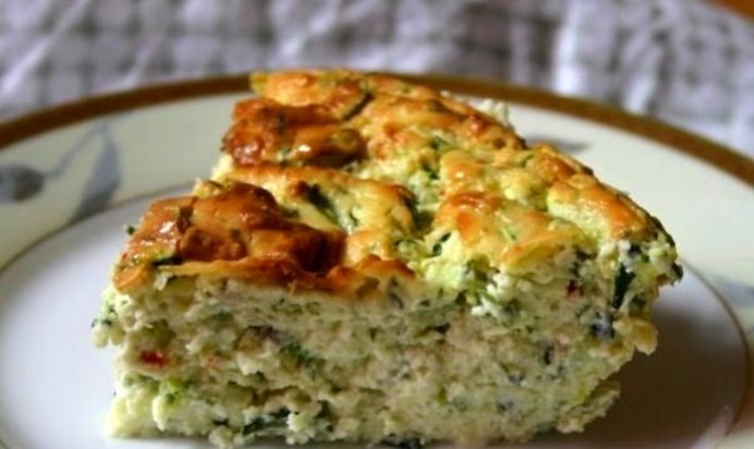 Запеканка из кабачков в мультиварке