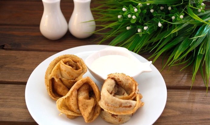 Диетические блины без муки