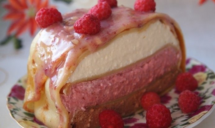 Блинно-творожный террин