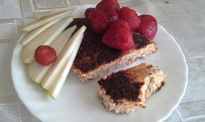 Ячневая запеканка