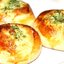 Чесночные булочки с зеленью