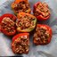Сладкие перцы, запеченные с мясом и рисом