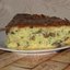 Пирог заливной с капустой и грибами