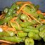 Корейский салат из зеленой стручковой фасоли