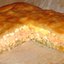 Пирог с семгой и рисом