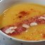 Овощной суп-пюре с беконом и миндалем
