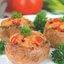 Шампиньоны с помидорами и сыром