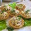 Тарталетки с ветчиной и сыром