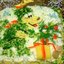 Новогодний салат "Счастливый Дракон"