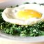 Шпинат с яйцом