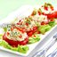 Закуска из помидор с творожным сыром и зеленью