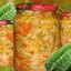 Салат капуста с огурцами на зиму