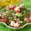 Мясной салат с редисом