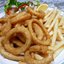 Жареные кольца кальмаров
