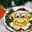 Новогодний салат "Обезьянка"