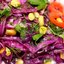 Салат из краснокочанной капусты с кукурузой