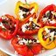 Болгарские перцы, фаршированные томатами и фетой